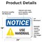 Signmission Safety Culture Sign, 24 in Width, Vinyl Decal, Rectangle OS-2PACK-NS-D-1824-L-16785 - alternate 4